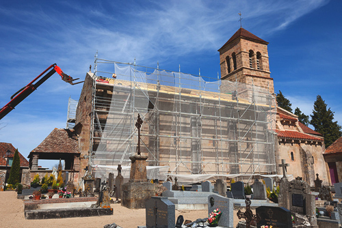 Eglise romane en Auvergne