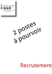 Le CAUE 66 recrute