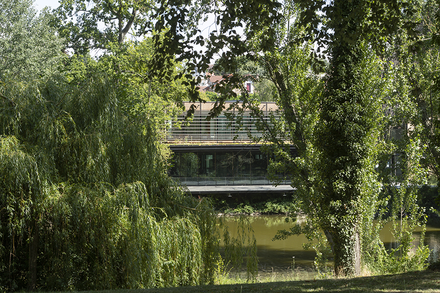 Bibliotheque Parc Le Raincy Pierre Louis FALOCI architecte photo Daniel OSSO