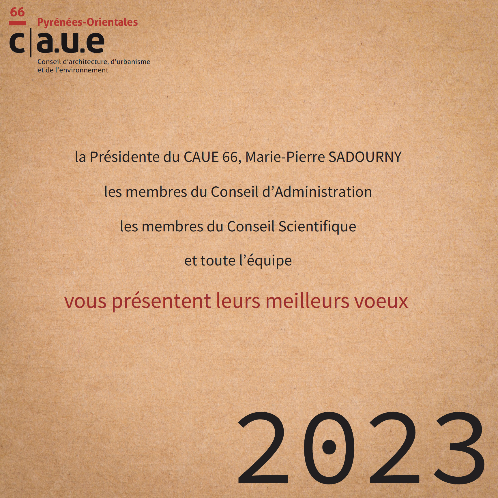 Carte de voeux 2023 2