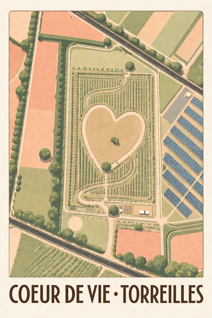 Jardin foret comestible Coeur de vie