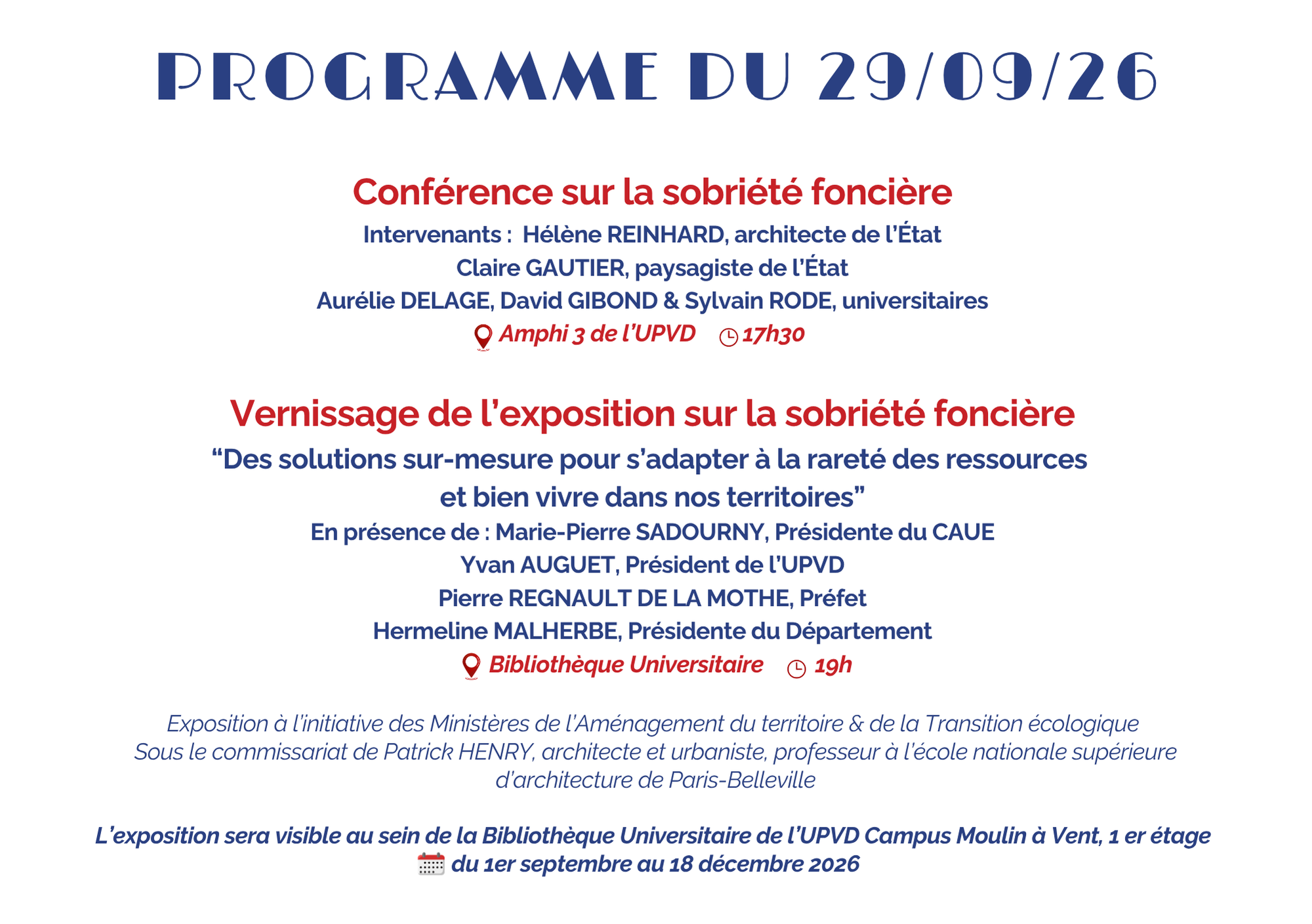 Sobriete fonciere Invitation verso 2