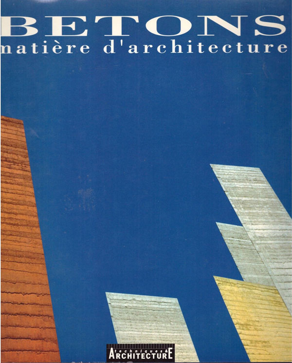 Betons matiere darchitecture